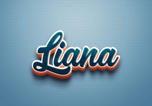 Free photo of Cursive Name DP: Liana