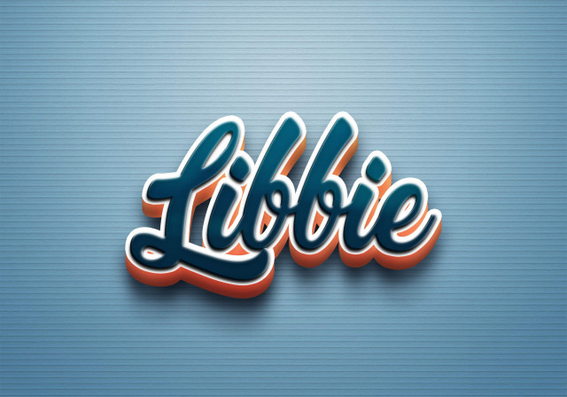 Free photo of Cursive Name DP: Libbie