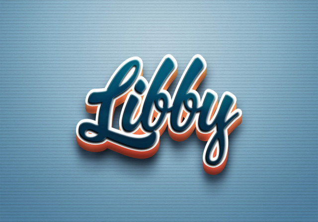 Free photo of Cursive Name DP: Libby