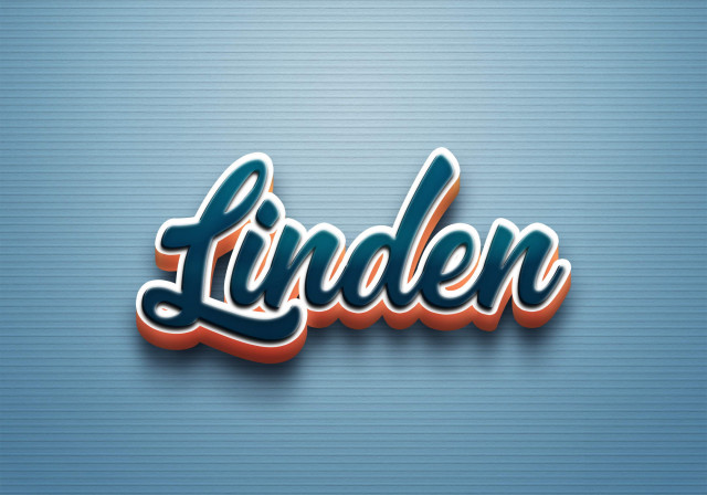 Free photo of Cursive Name DP: Linden