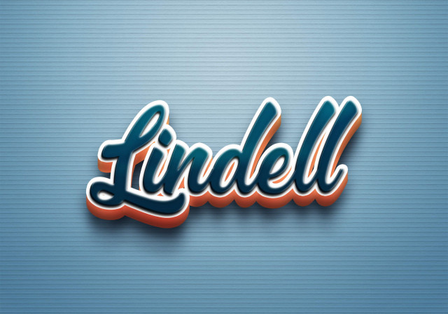 Free photo of Cursive Name DP: Lindell