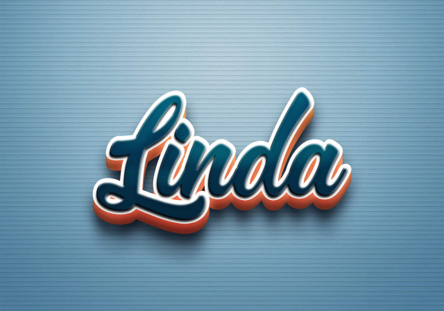 Free photo of Cursive Name DP: Linda