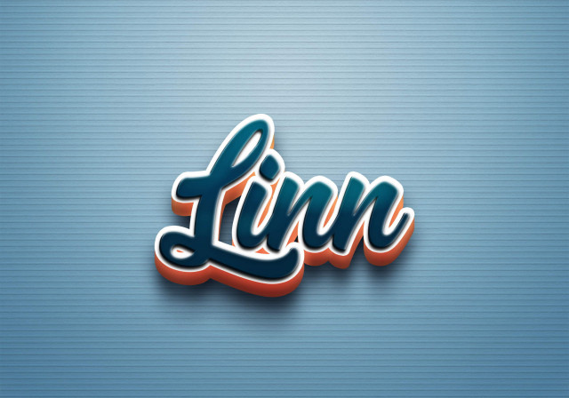 Free photo of Cursive Name DP: Linn