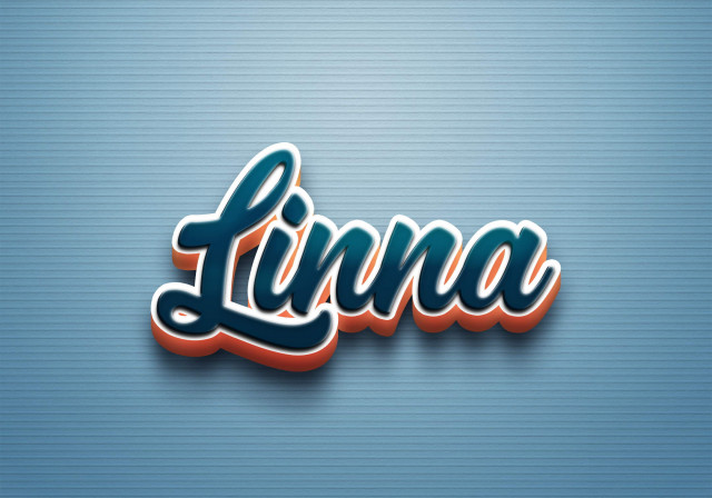 Free photo of Cursive Name DP: Linna