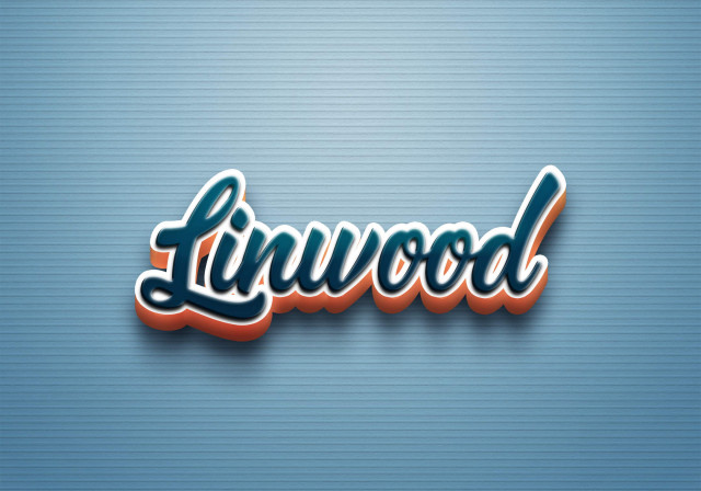 Free photo of Cursive Name DP: Linwood