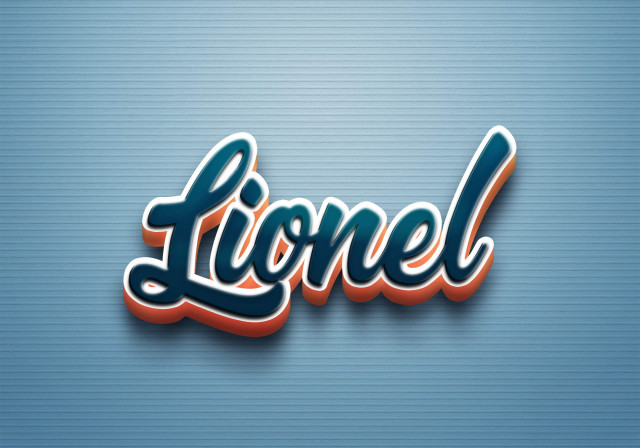 Free photo of Cursive Name DP: Lionel