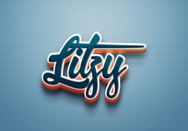 Free photo of Cursive Name DP: Litzy