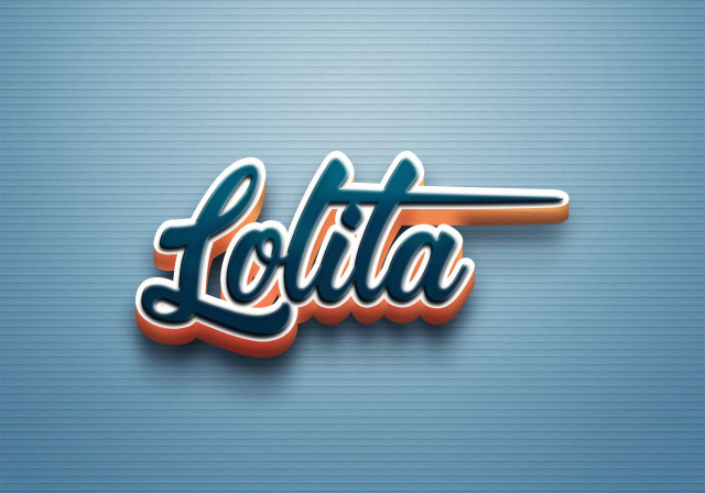 Free photo of Cursive Name DP: Lolita