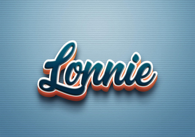 Free photo of Cursive Name DP: Lonnie