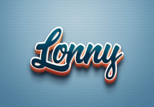 Free photo of Cursive Name DP: Lonny