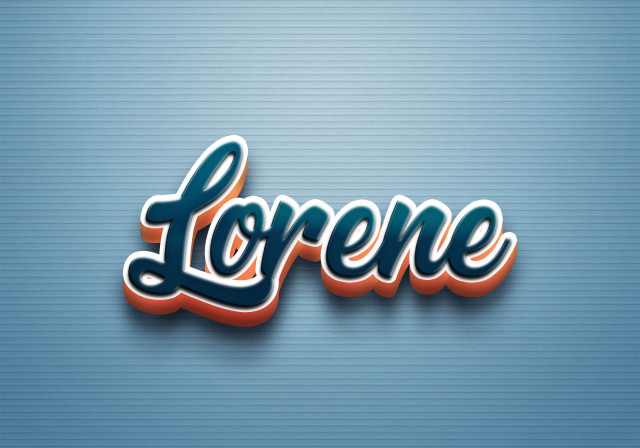 Free photo of Cursive Name DP: Lorene