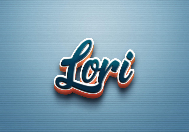 Free photo of Cursive Name DP: Lori