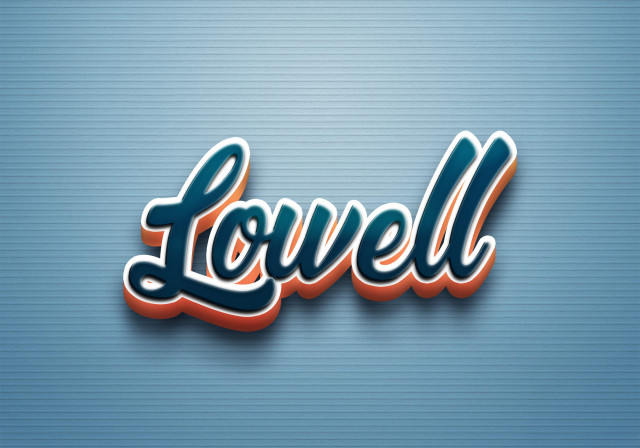Free photo of Cursive Name DP: Lowell