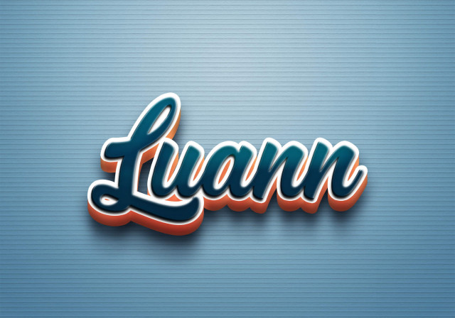 Free photo of Cursive Name DP: Luann