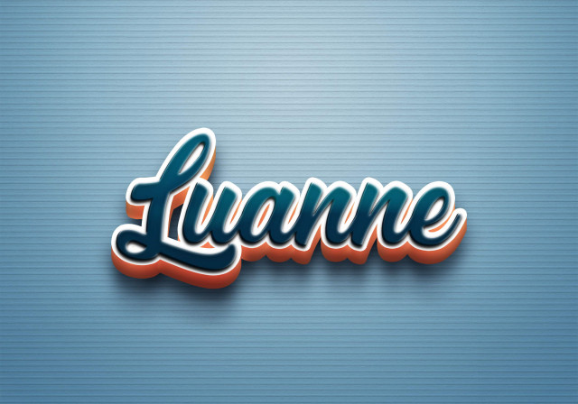 Free photo of Cursive Name DP: Luanne