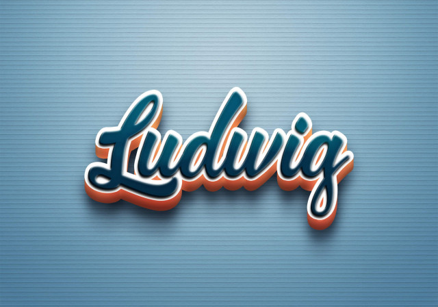 Free photo of Cursive Name DP: Ludwig