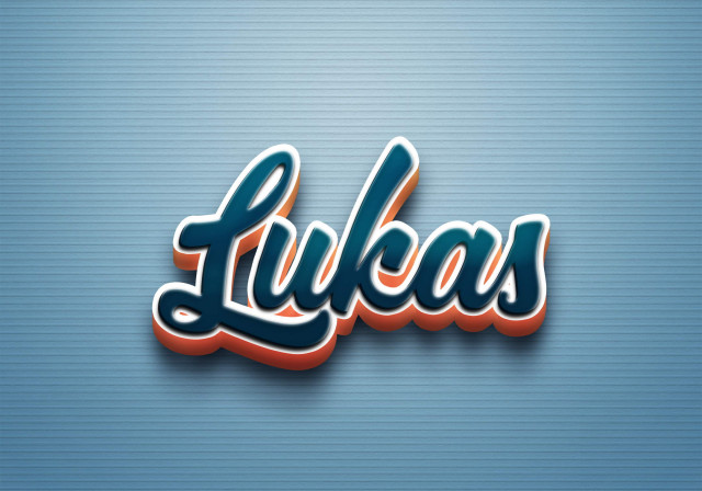 Free photo of Cursive Name DP: Lukas