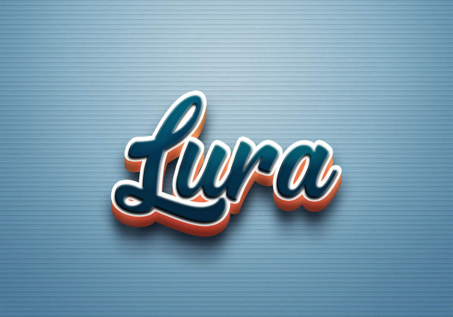 Free photo of Cursive Name DP: Lura