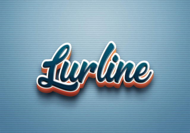 Free photo of Cursive Name DP: Lurline