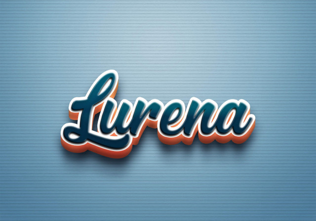 Free photo of Cursive Name DP: Lurena