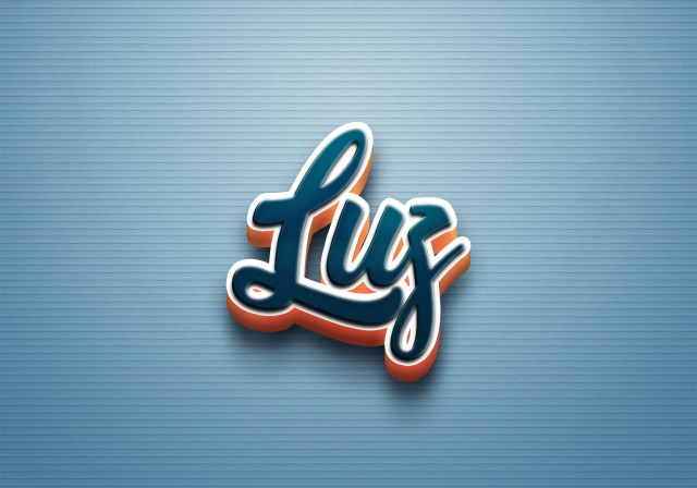 Free photo of Cursive Name DP: Luz