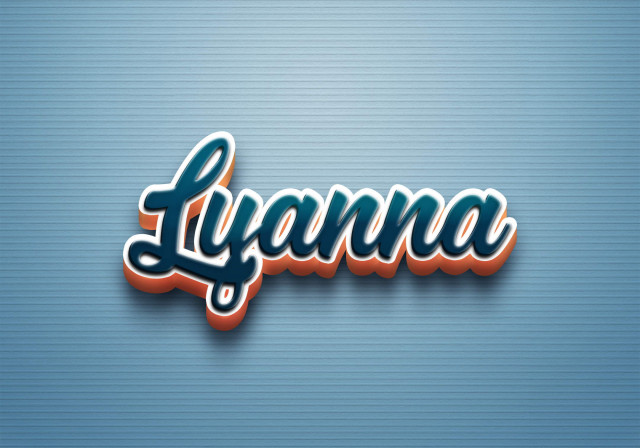 Free photo of Cursive Name DP: Lyanna