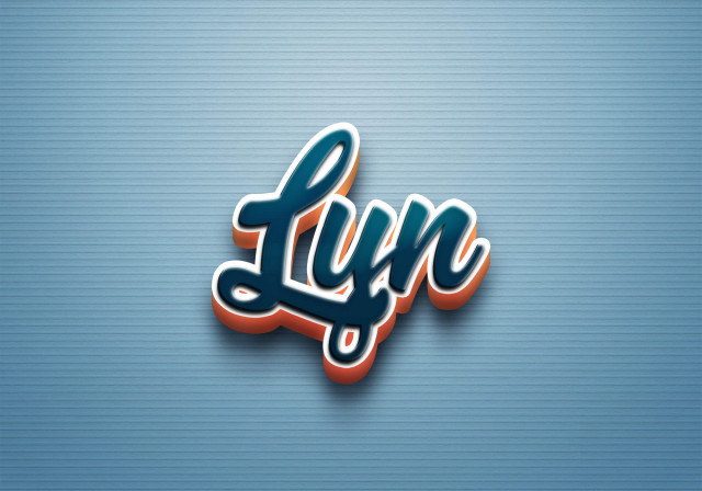 Free photo of Cursive Name DP: Lyn