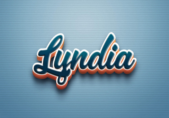 Free photo of Cursive Name DP: Lyndia