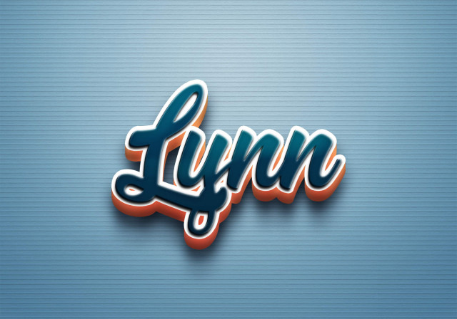 Free photo of Cursive Name DP: Lynn