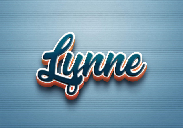 Free photo of Cursive Name DP: Lynne
