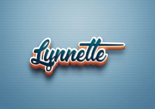 Free photo of Cursive Name DP: Lynnette