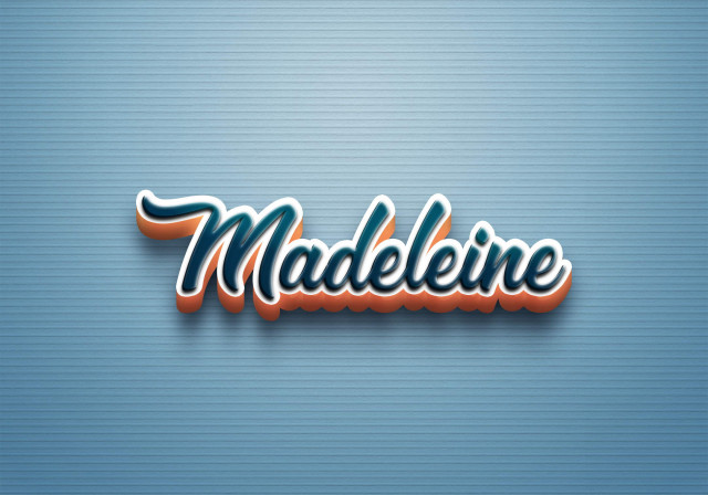 Free photo of Cursive Name DP: Madeleine