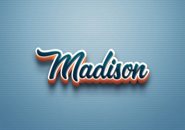 Free photo of Cursive Name DP: Madison