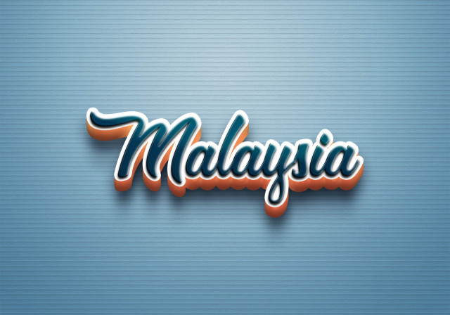 Free photo of Cursive Name DP: Malaysia