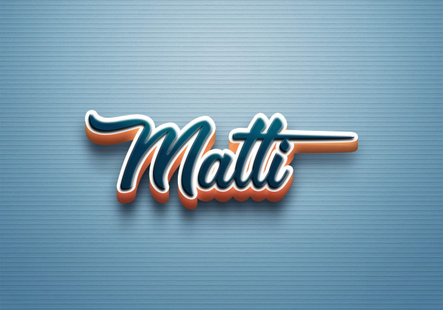 Free photo of Cursive Name DP: Malti