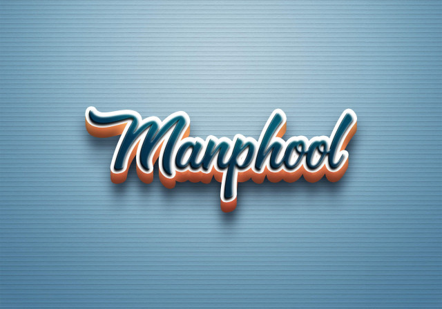 Free photo of Cursive Name DP: Manphool