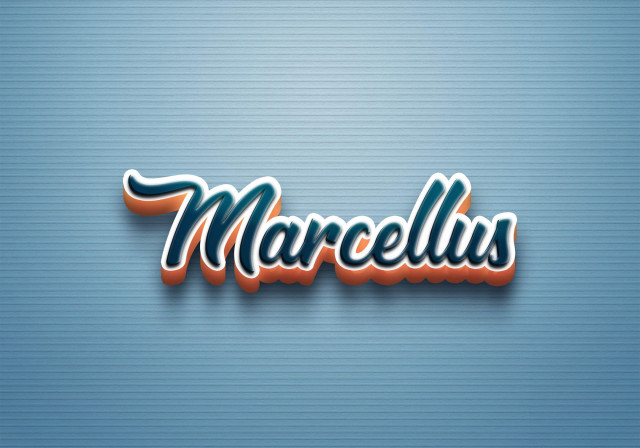 Free photo of Cursive Name DP: Marcellus