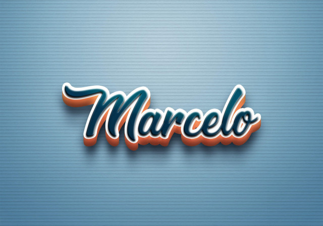 Free photo of Cursive Name DP: Marcelo