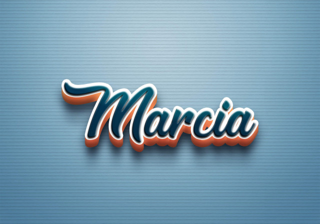 Free photo of Cursive Name DP: Marcia