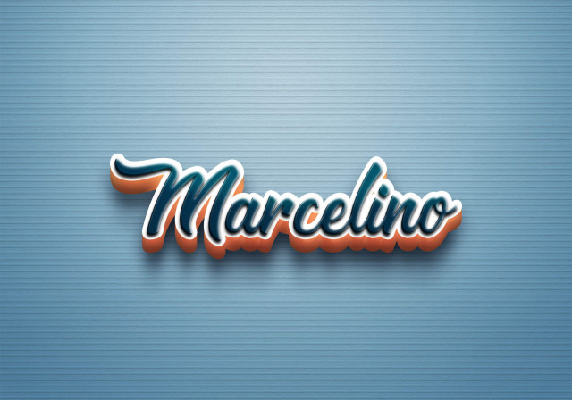 Free photo of Cursive Name DP: Marcelino