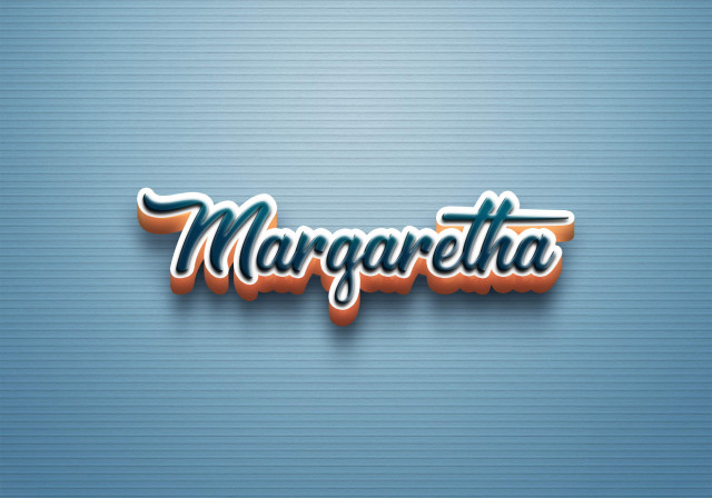 Free photo of Cursive Name DP: Margaretha