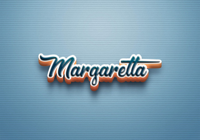 Free photo of Cursive Name DP: Margaretta