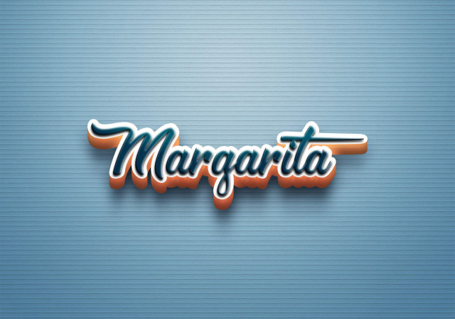 Free photo of Cursive Name DP: Margarita