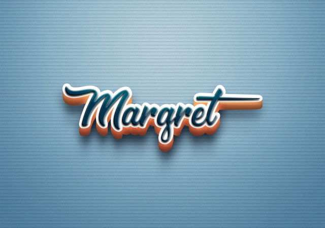 Free photo of Cursive Name DP: Margret