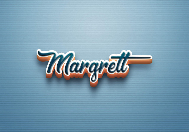 Free photo of Cursive Name DP: Margrett