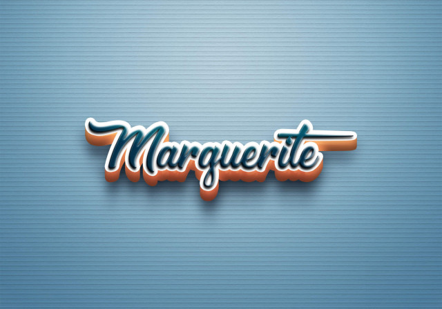 Free photo of Cursive Name DP: Marguerite