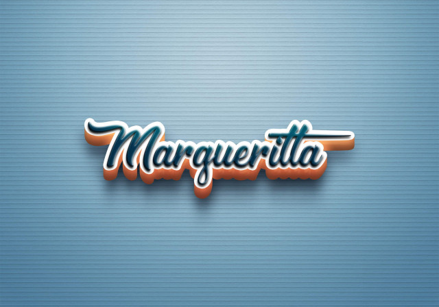 Free photo of Cursive Name DP: Margueritta