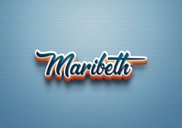 Free photo of Cursive Name DP: Maribeth