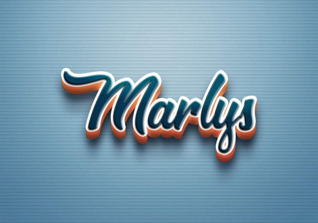 Free photo of Cursive Name DP: Marlys