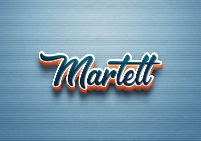 Free photo of Cursive Name DP: Martell